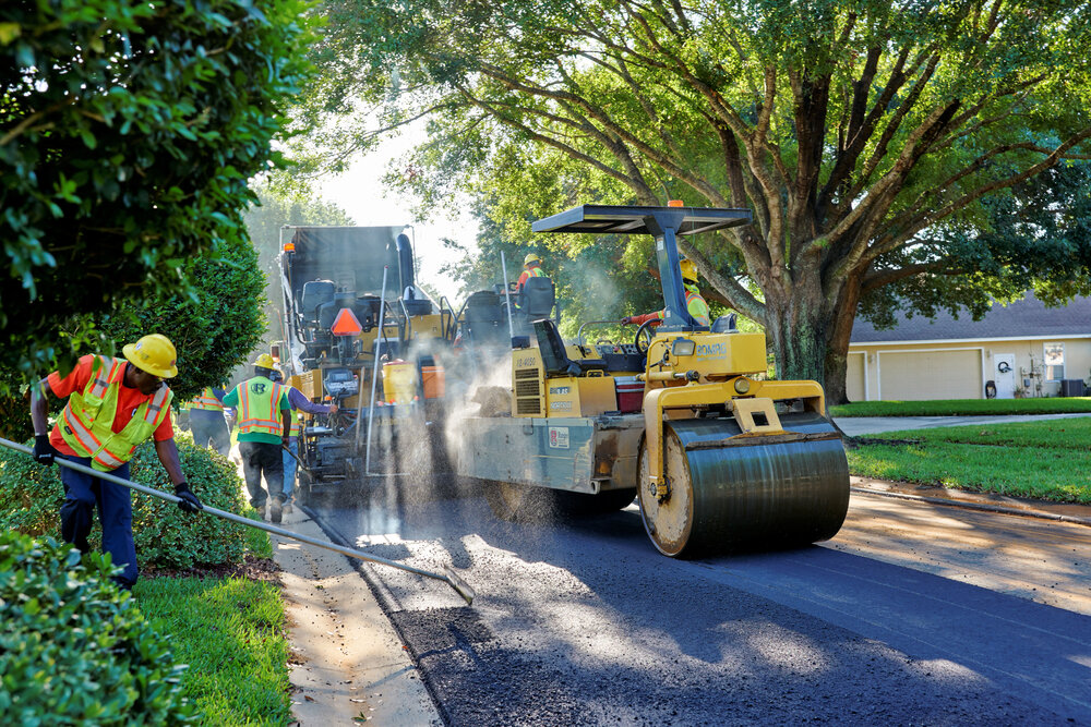 asphalt driveway repaving